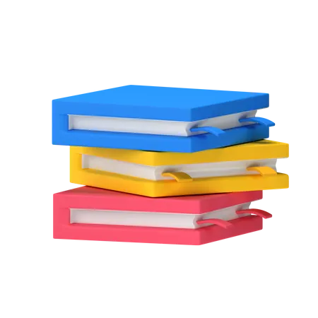 Books  3D Icon