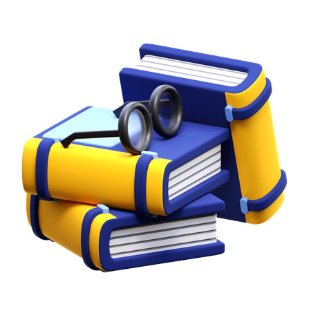 Books  3D Icon