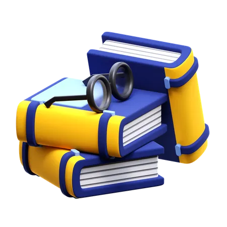 Books  3D Icon