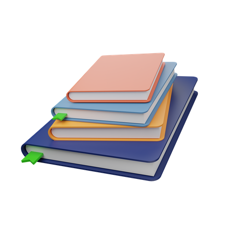 Books  3D Icon