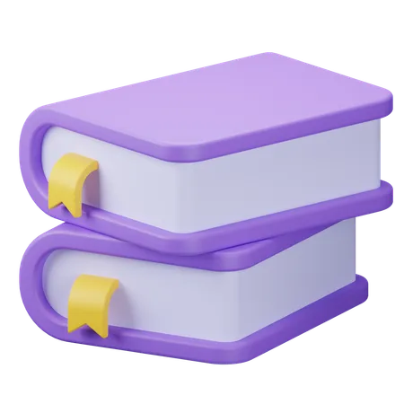 Books  3D Icon