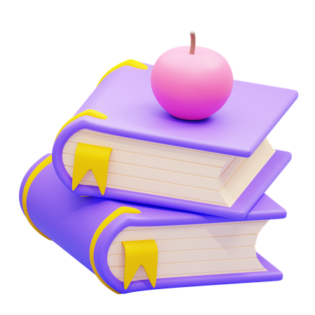 Books  3D Icon