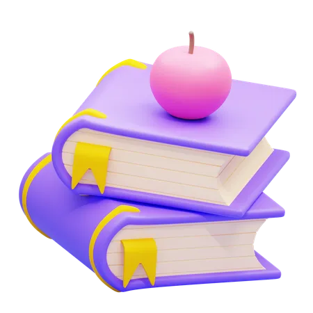 Books  3D Icon