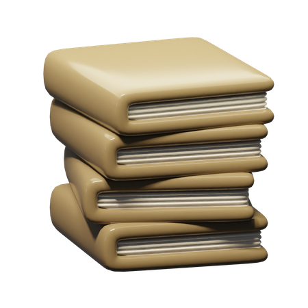 Books  3D Icon