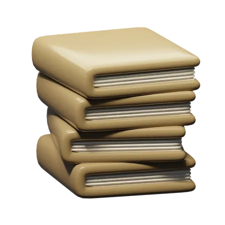 Books  3D Icon