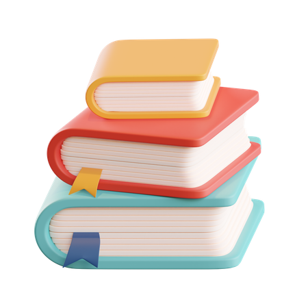 Books  3D Icon