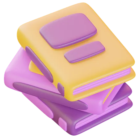 Books  3D Icon