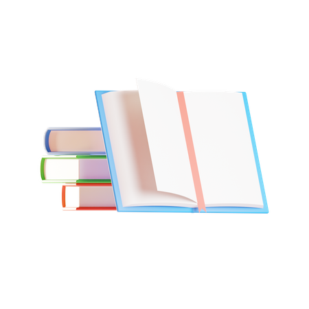 Books  3D Icon