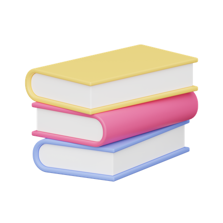 Books  3D Icon