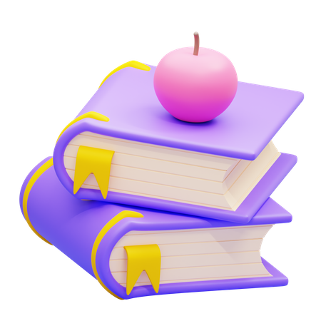 Books  3D Icon