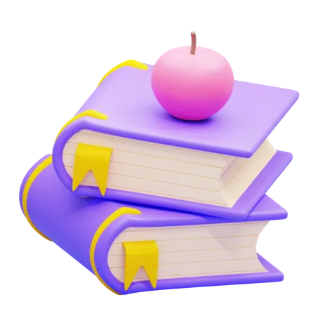 Books  3D Icon