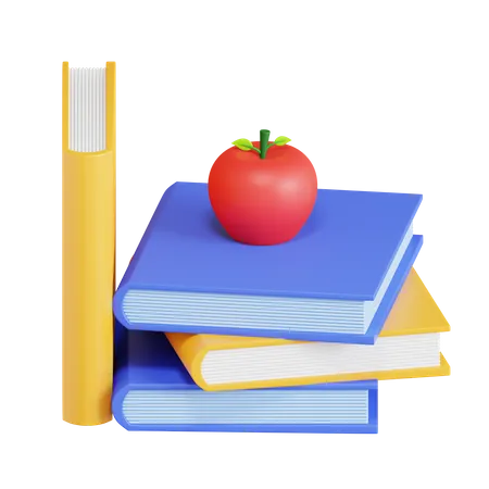 Books  3D Icon