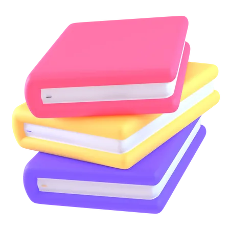 Books  3D Icon