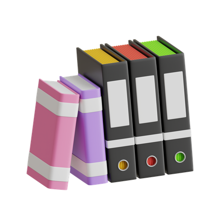 Books  3D Icon