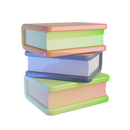 Books  3D Icon