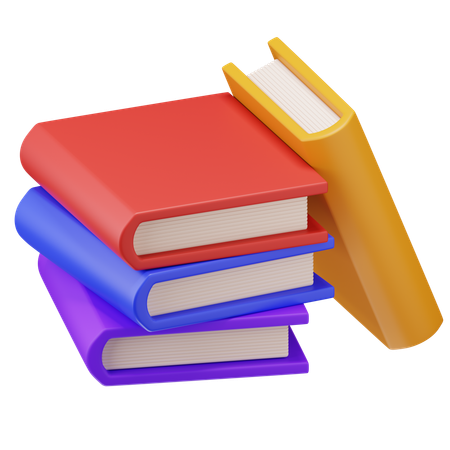 Books  3D Icon