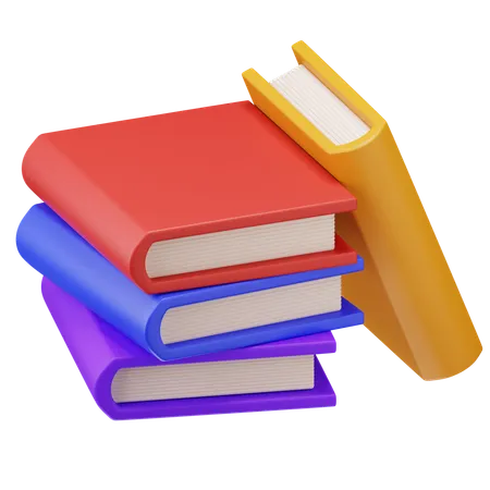 Books  3D Icon