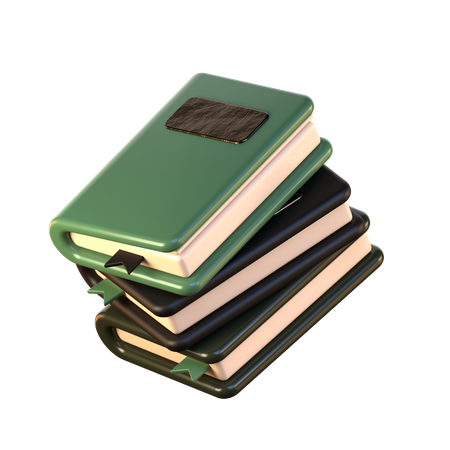 Books  3D Icon