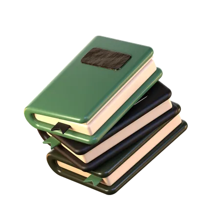 Books  3D Icon