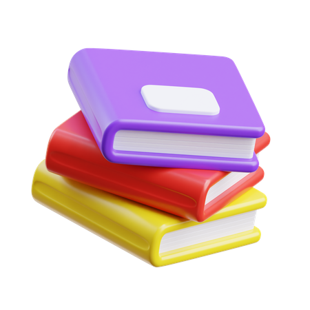 Books  3D Icon