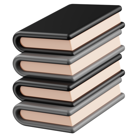 Books  3D Icon