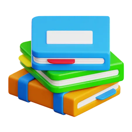 Books  3D Icon