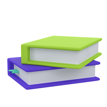 Books  3D Icon