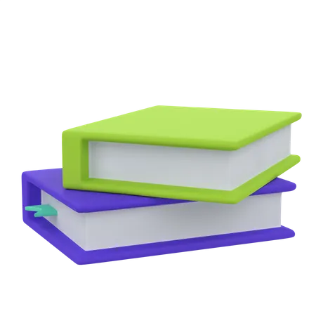 Books  3D Icon