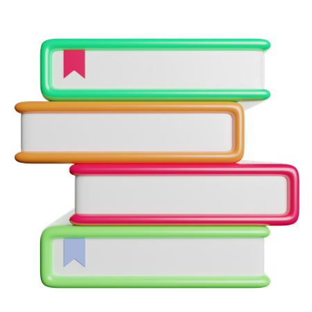 Books  3D Icon