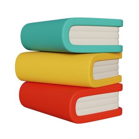 Books  3D Icon