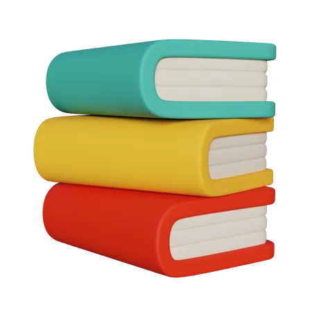 Books  3D Icon