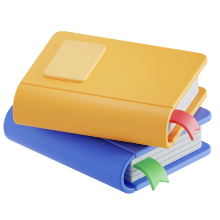 Books  3D Icon