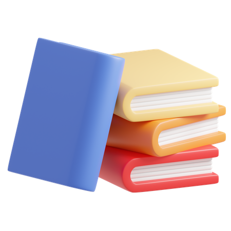 Books  3D Icon