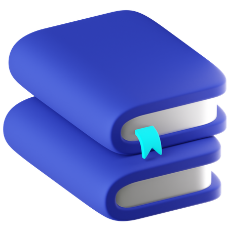 Books  3D Icon