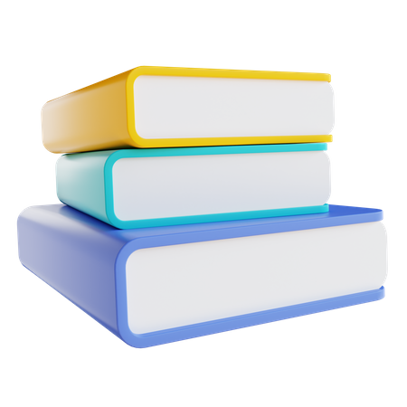 Books  3D Icon