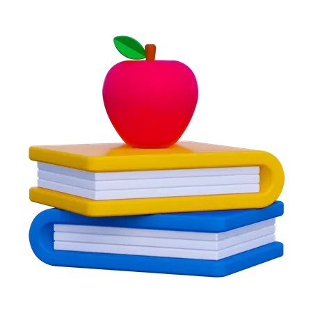 Books  3D Icon