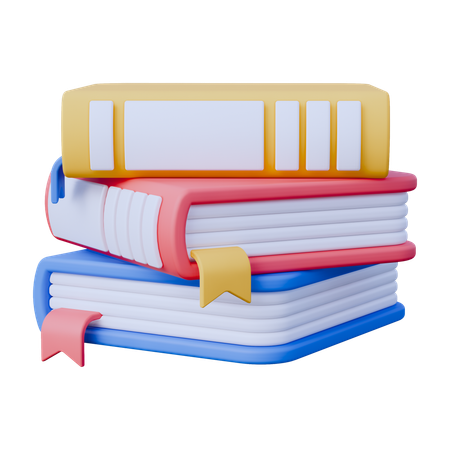 Books  3D Icon