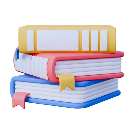 Books  3D Icon