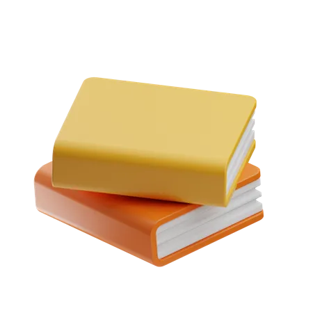 Books  3D Icon