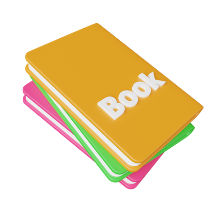 Books  3D Icon