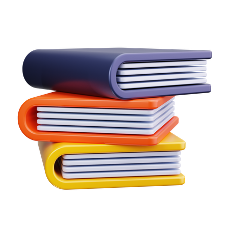 Books  3D Icon