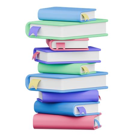 Books  3D Icon