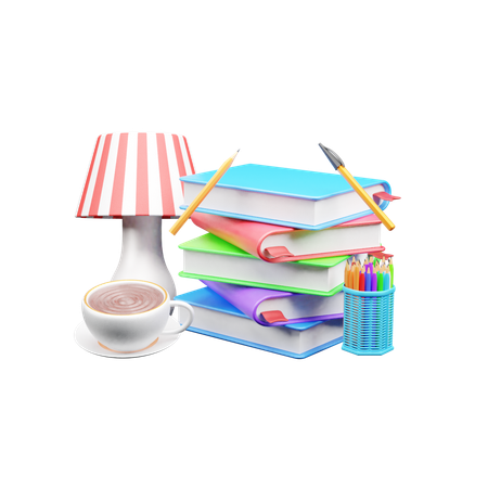 Books  3D Icon