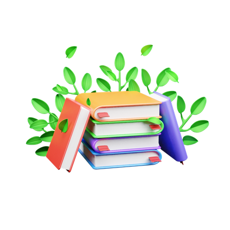 Books  3D Icon