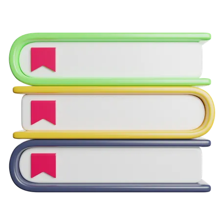 Books  3D Icon