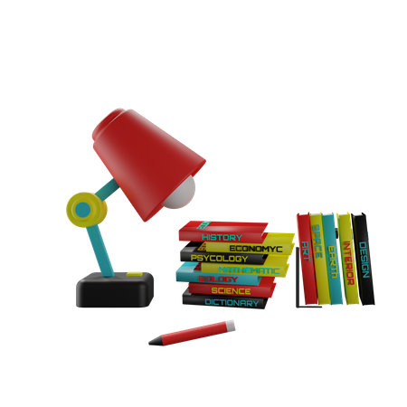 Books  3D Icon