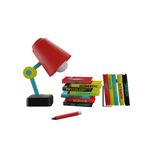 Books  3D Icon