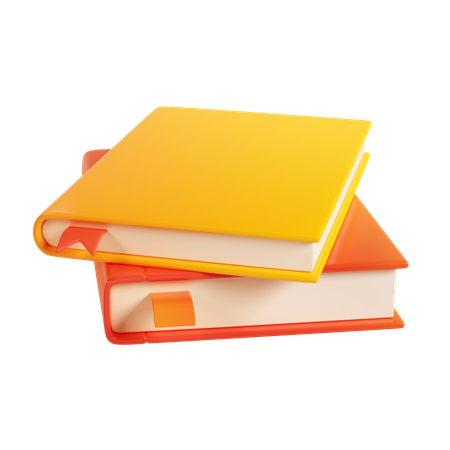 Books  3D Icon