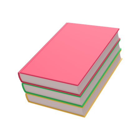 Books  3D Icon