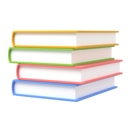 Books  3D Icon